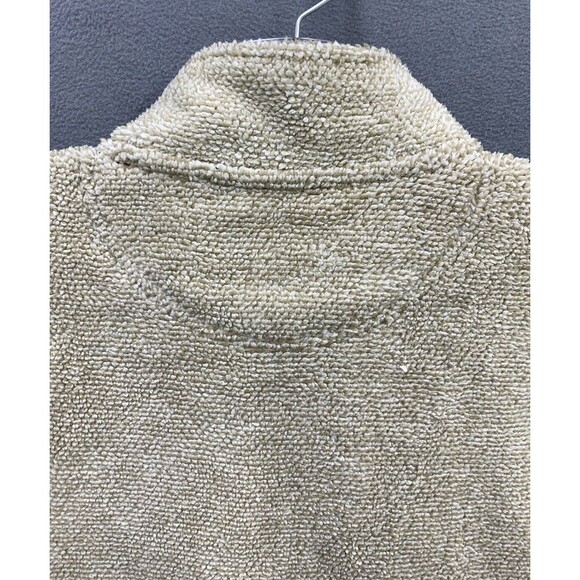 Telluride Clothing Co Poly Henley Style Pullover Fleece 1/4 Zip Mens XL Beige - Picture 9 of 13